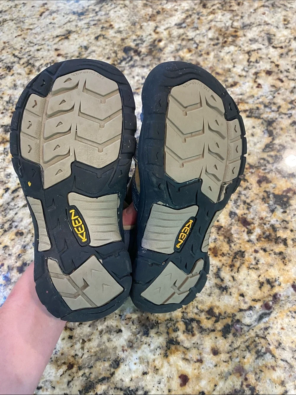 Keen Kids Navy Blue and Gray Closed-Toe Water Shoes